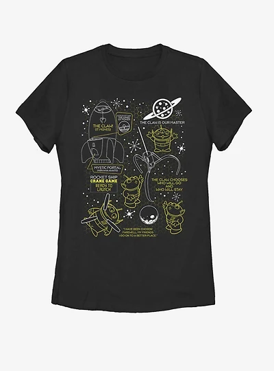 Disney Pixar Toy Story Claw Master Womens T-Shirt