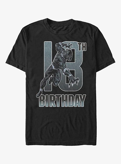 Marvel Black Panther 18th Birthday T-Shirt