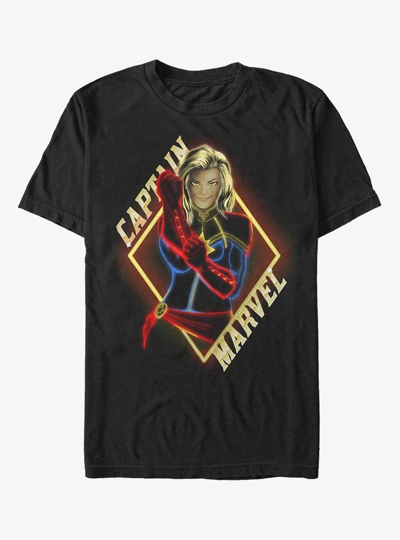 Marvel Captain Glow T-Shirt