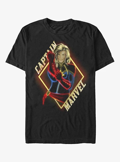 Marvel Captain Glow T-Shirt