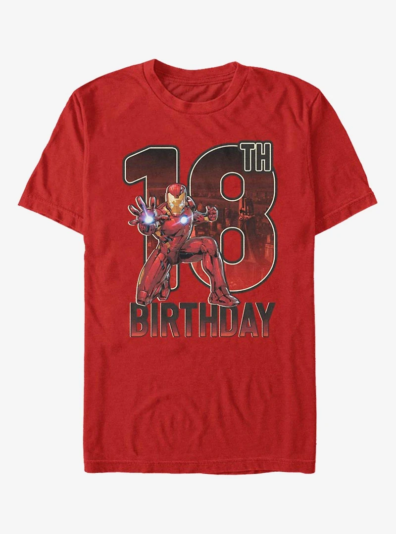 Marvel Iron Man 18th Birthday T-Shirt