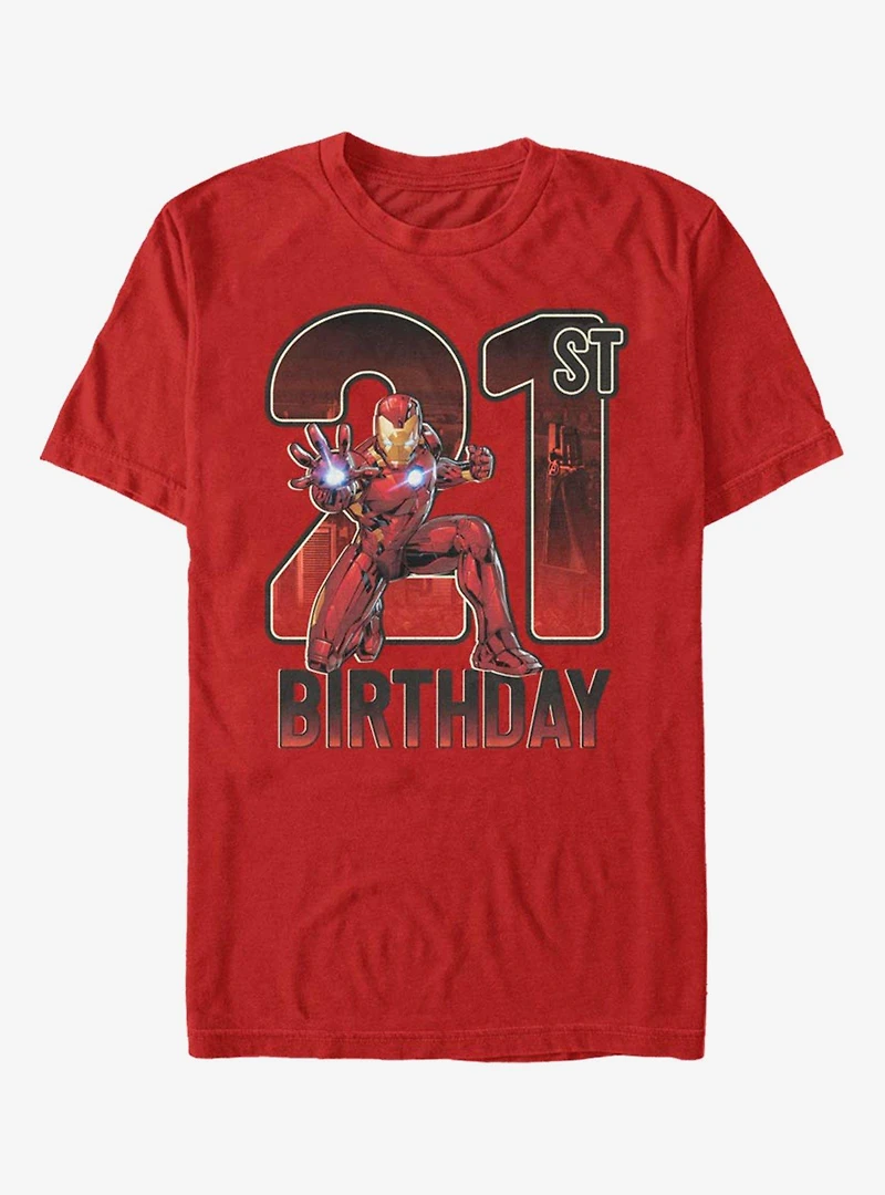 Marvel Iron Man 21st Birthday T-Shirt
