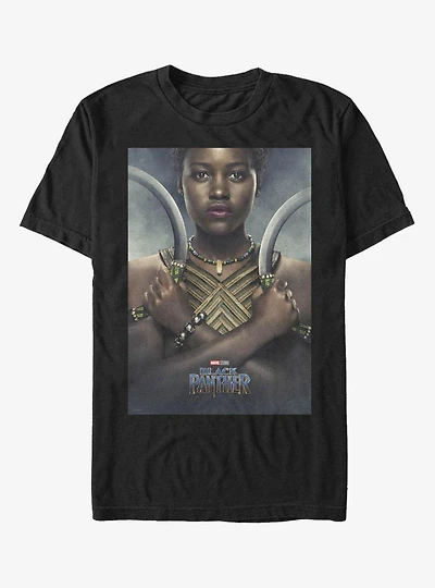 Marvel Black Panther Nakia Poster T-Shirt