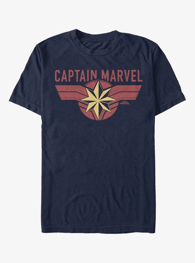 Marvel Captain Gold Logo T-Shirt