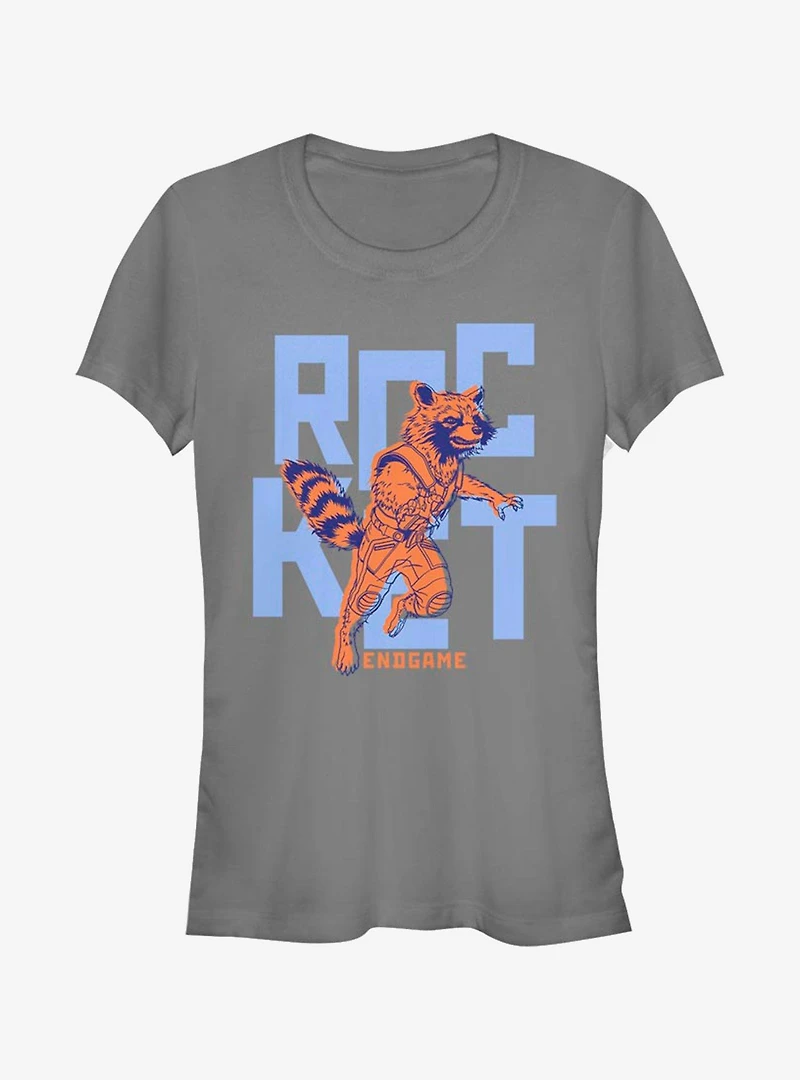 Marvel Guardians Of The Galaxy Text Pop Rocket Girls T-Shirt
