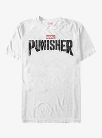 Marvel Punisher Black TV Logo T-Shirt