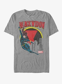 Marvel Avengers Black Widow Comic Pose T-Shirt
