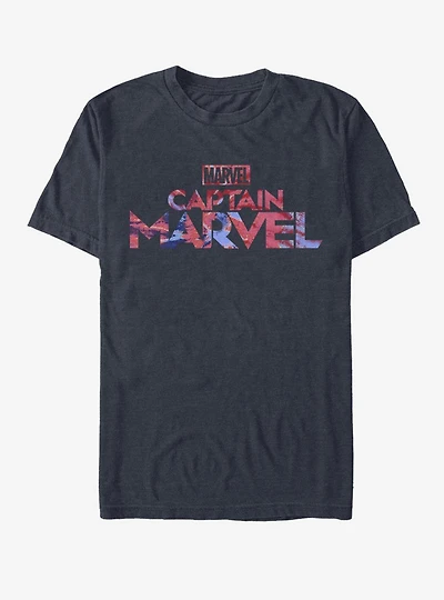 Marvel Captain Logo Tie Dye T-Shirt