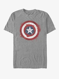 Marvel Avengers: Endgame Captain America Spray Logo T-Shirt