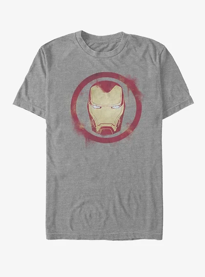 Marvel Avengers: Endgame Iron Man Spray Logo T-Shirt