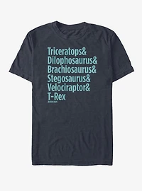 Jurassic Park Dinosaurs And T-Shirt