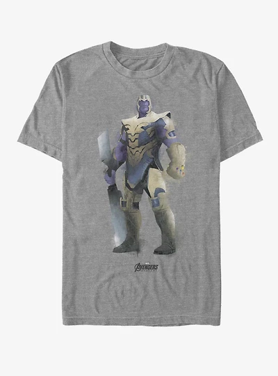 Marvel Avengers: Endgame Thanos Paint T-Shirt