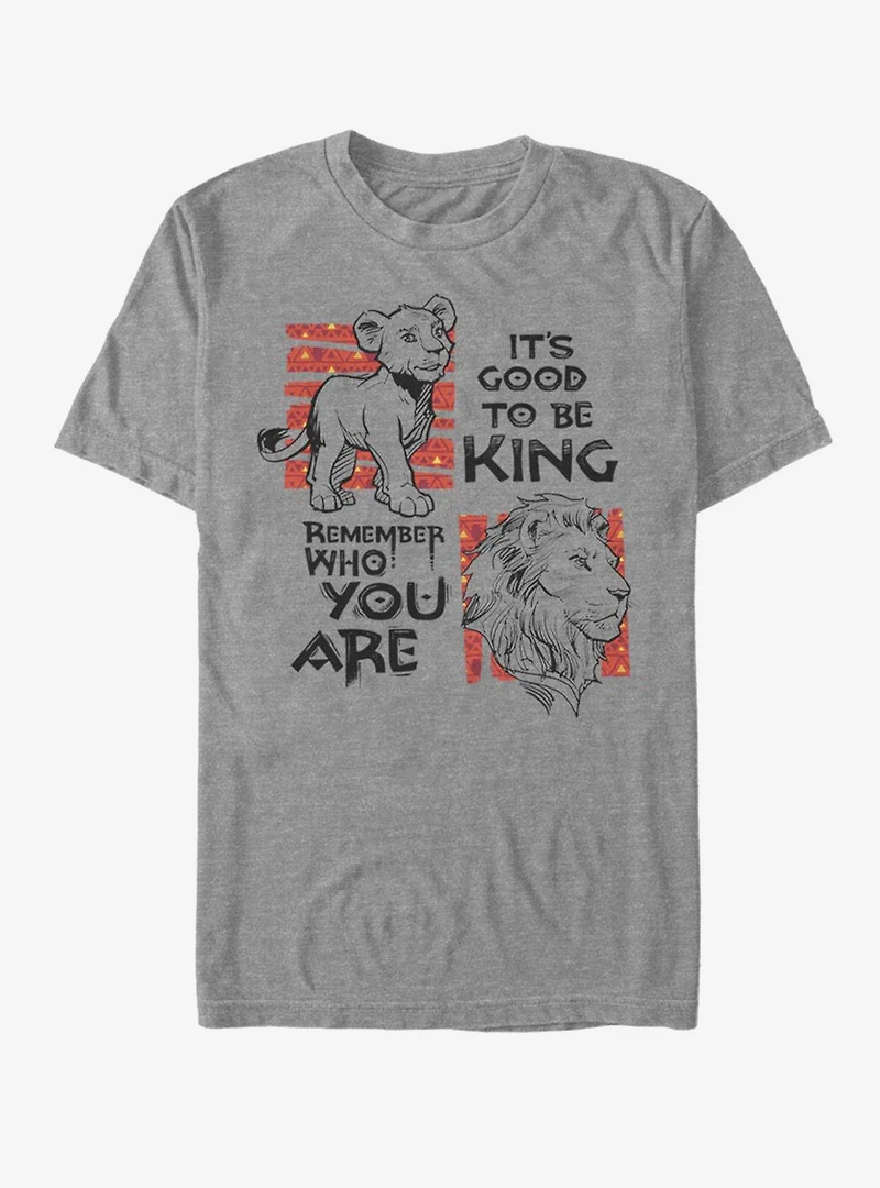 Disney The Lion King 2019 Simba Text T-Shirt