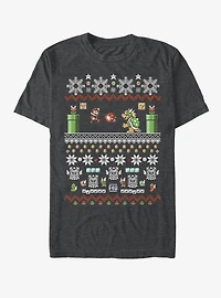 Nintendo Super Mario Christmas Stack T-Shirt