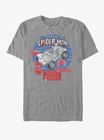 Marvel Spider-Man Amazing Spider Mobile T-Shirt