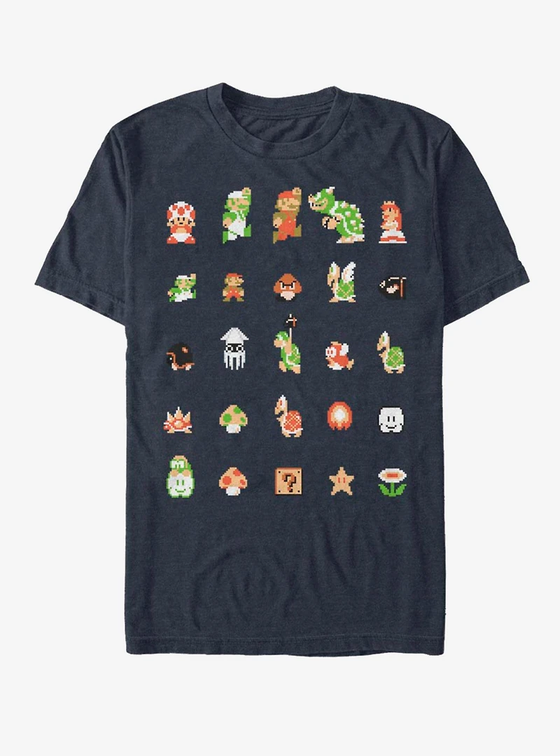 Nintendo Super Mario Cast T-Shirt