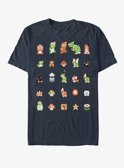 Nintendo Super Mario Cast T-Shirt