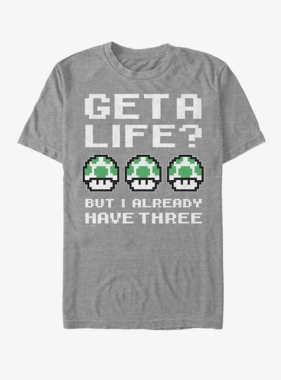 Nintendo Super Mario Three Lives T-Shirt