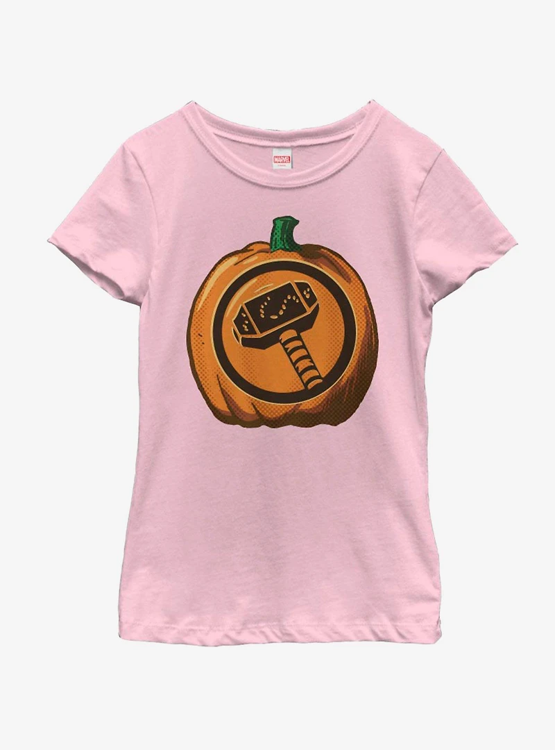 Marvel Thor Pumpkin Youth Girls T-Shirt