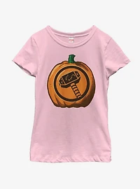Marvel Thor Pumpkin Youth Girls T-Shirt