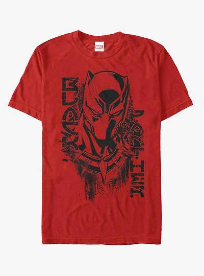 Marvel Black Panther Paint T-Shirt