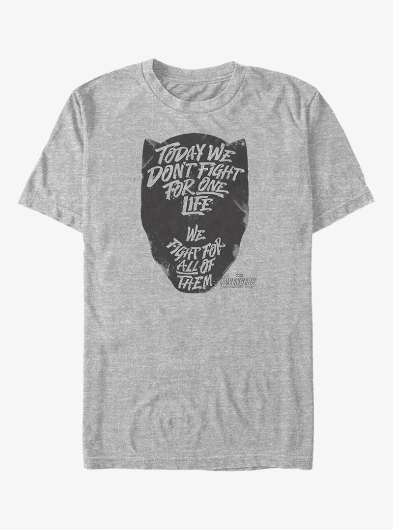 Marvel Black Panther Fight For All Lives T-Shirt