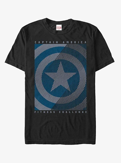 Marvel Captain America Shield Camp T-Shirt