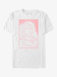 Marvel Captain Crosshatch T-Shirt