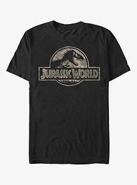 Jurassic Park Camo Logo T-Shirt