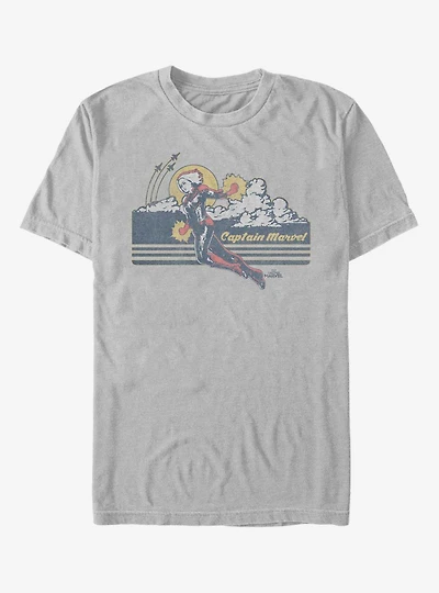 Marvel Captain Sunset Hero T-Shirt