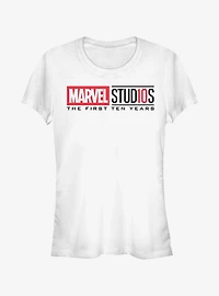 Marvel Studio 10 Logo Girls T-Shirt