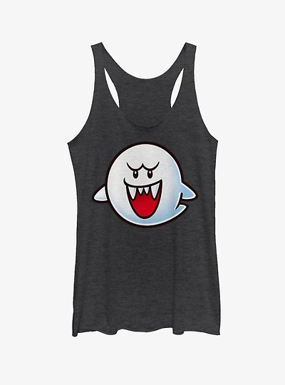 Nintendo Super Mario Boo Face Womens Tank Top