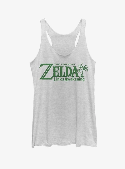 Nintendo Zelda Link's Awakening Logo Womens Tank Top