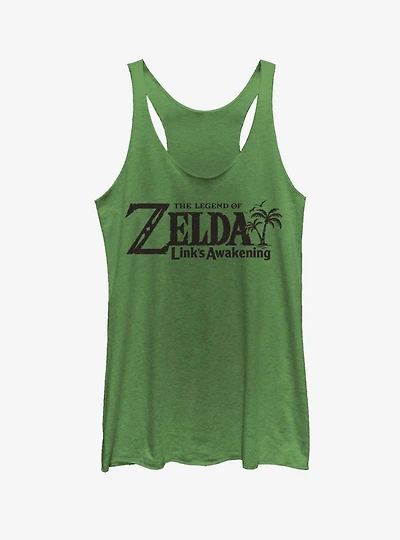 Nintendo Zelda Link's Awakening Logo Womens Tank Top