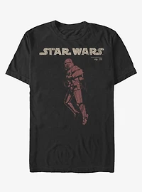 Star Wars Episode IX The Rise Of Skywalker Jet Red T-Shirt