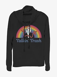 Disney Pixar Toy Story 4 Talkin' Trash Cowlneck Long-Sleeve Womens Top