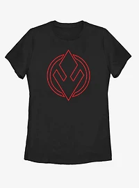 Star Wars Episode IX The Rise Of Skywalker Sith Trooper Emblem Womens T-Shirt