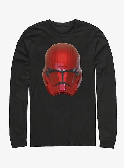 Star Wars Episode IX The Rise Of Skywalker Red Helm Long-Sleeve T-Shirt