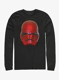 Star Wars Episode IX The Rise Of Skywalker Red Helm Long-Sleeve T-Shirt