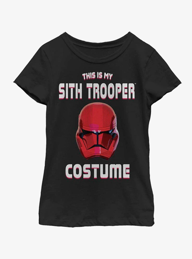 Star Wars The Rise Of Skywalker Sith Trooper Costume Youth Girls T-Shirt