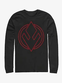 Star Wars Episode IX The Rise Of Skywalker Sith Trooper Emblem Long-Sleeve T-Shirt