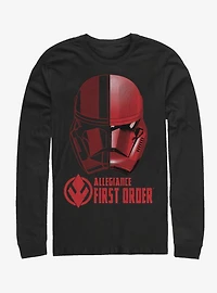 Star Wars Episode IX The Rise Of Skywalker Split Sith Trooper Long-Sleeve T-Shirt