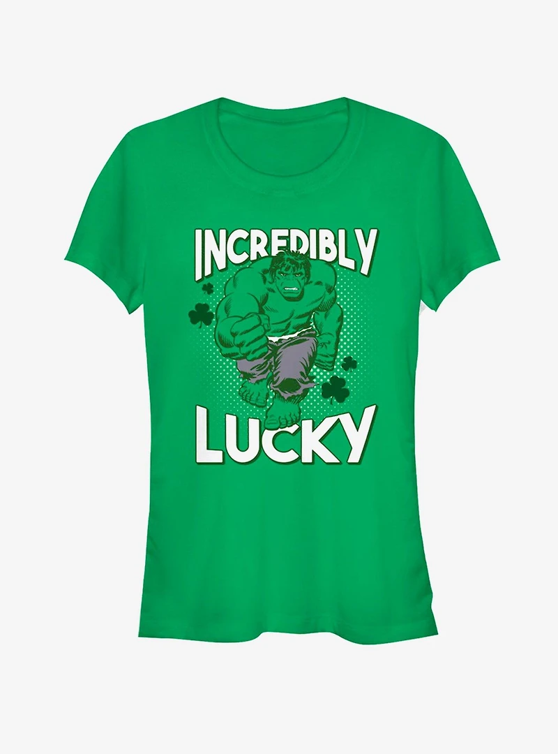 Marvel Hulk Incredibly Lucky Girls T-Shirt
