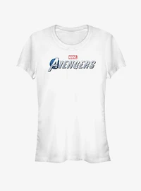 Marvel Avengers Game Brick Logo Girls T-Shirt