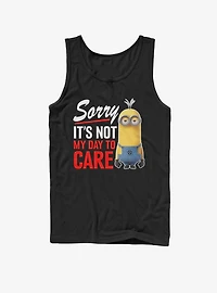 Minion Not My Day Tank Top