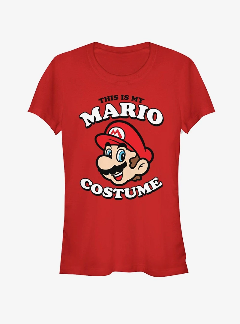 Nintendo Mario Costume Girls T-Shirt