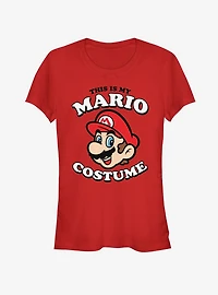 Nintendo Mario Costume Girls T-Shirt