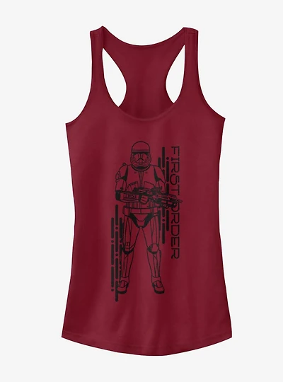 Star Wars Episode IX Rise of Skywalker Red Trooper Project Girls Tank