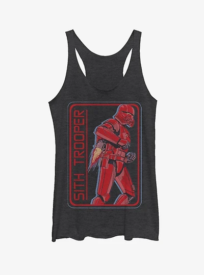 Star Wars Episode IX Rise of Skywalker Red Trooper Retro Sith Trooper Girls Tank