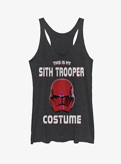 Star Wars Episode IX Rise of Skywalker Red Trooper Sith Trooper Costume Girls Tank